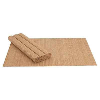 Jogo Americano Bambu 40 X 30cm Com 4 Unidades