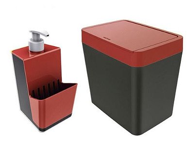 Organizador Porta Detergente E Lixeira 5 Litros Pt/vm Crippa