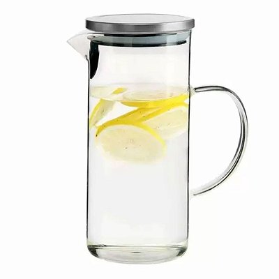 Jarra Borossilicato Com Tampa Capacidade De 1,5 Litros