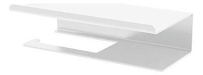 Papeleira Porta Celular / Objetos Alumínio Branco Future
