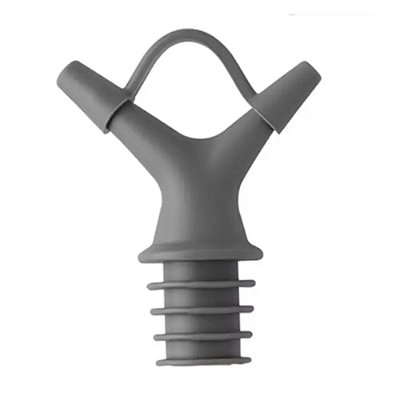 Bico Dosador Duplo Silicone Azeite Vinagre E Galheteiros