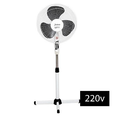 Ventilador Coluna Pedestal 3 Velocidades Branco/preto 220v