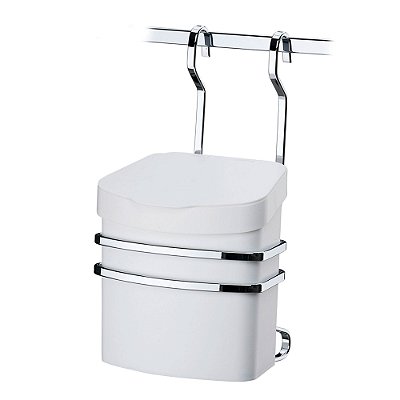 Suporte Com Lixeira Branca 2,5 Litros Future