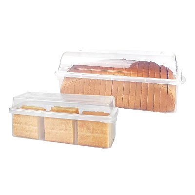 Kit Potes Porta Pão Bolo+porta Torrada Biscoito Chá C/tampa