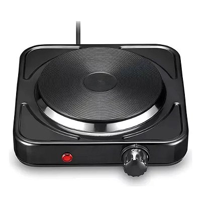 Fogão Cooktop Elétrica 5 Temperaturas Preto 127v