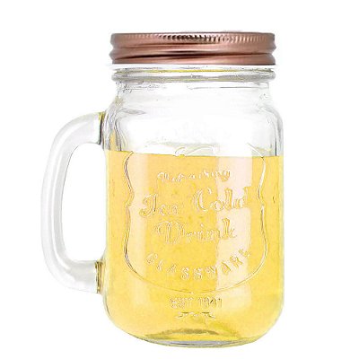 Caneca Bebida Caipirinha Whisky Gin Vintage Retro Com Canudo