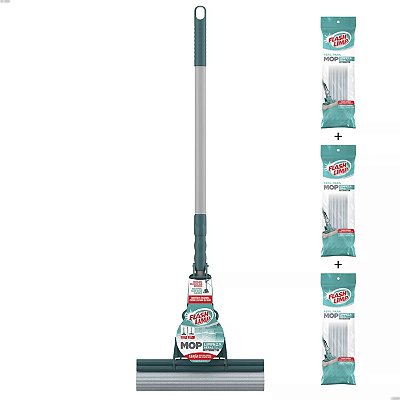 Rodo Esfregão Mágico Flashlimp Limpeza Geral + 3 refil