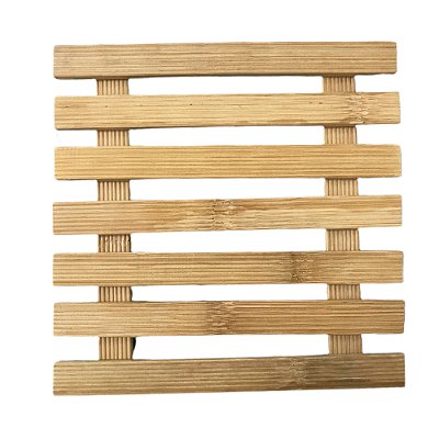 Descanso Panela Bambu De Mesa Travessas Antiaderente