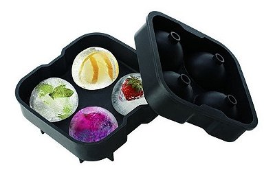 Forma De Gelo Esfera Silicone Bola 4,5cm Bartender Bar