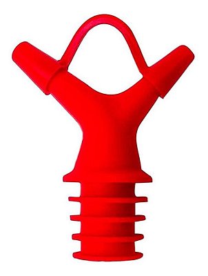 Tampa Dosadora De Azeite E Vinagre 7x6 Cm Vermelho Prana