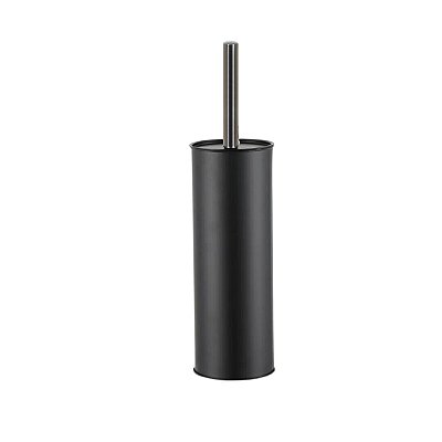 Escova Sanitária Para Limpeza De Vaso De Banheiro Aço Inox Preto