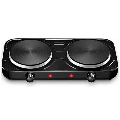 Fogão Cooktop Elétrica 5 Temperaturas 2 Bocas 110v