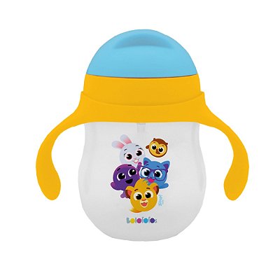 Copo Treinamento C/ Alças 280ml Bolofofos- Zoop Toys Amarelo