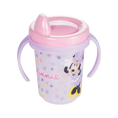 Caneca Trio Disney Minnie Baby Rosa Para Menina - Plasútil