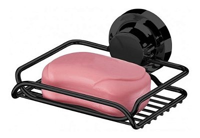 Saboneteira C/ Ventosa Resistente Suporte Banheiro Box Onix