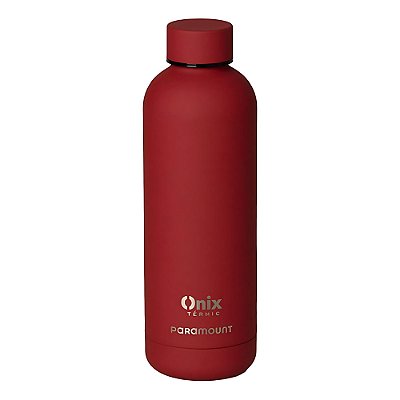 Garrafa Térmica Aço Inox 500ml Silicone Paramount Bordô