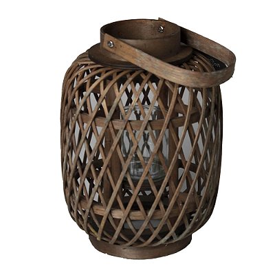 Lanterna De Vime Decoração Lustre De Vime Abajur Lampião