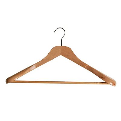 Kit 20 Cabides Executivos Madeira Ombreira Blazers Paramount