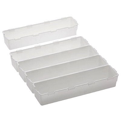 Kit 5 Organizador De Talheres Gavetas Modular