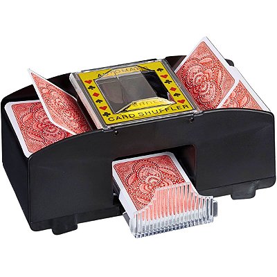 Embaralhador Automático De Cartas 2 Baralhos Portátil