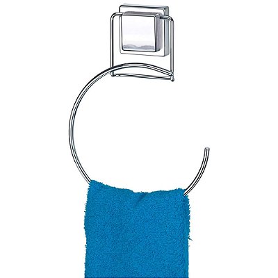 Toalheiro Argola Com Ventosas Porta Toalha Banheiro