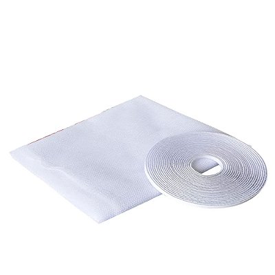 Kit 2 Tela Mosquiteira Janela Velcro Ajustável Anti Inseto 150x130