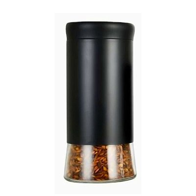 Pote Vidro Aço Black Mantimento Estilo Wolff C/tampa 1500ml
