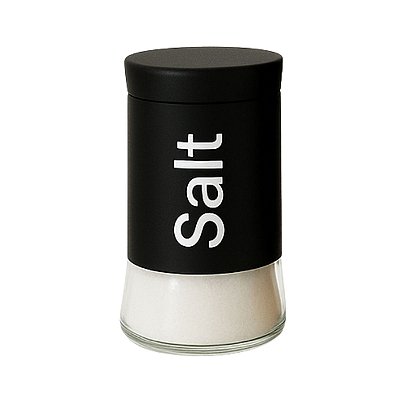 Pote Vidro Aço Black Com Etiqueta Salt Wolff C/tampa 820ml