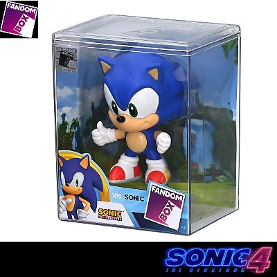 Fandom Box Sonic Oficial 10 Cm Líder Brinquedos Original