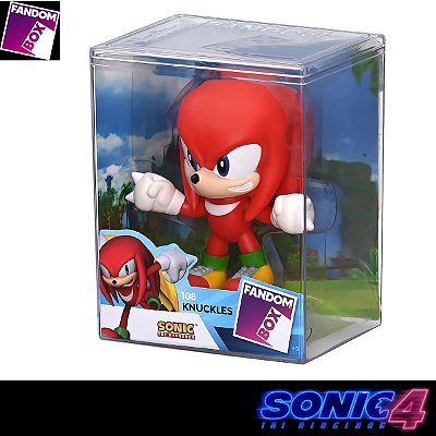 Fandom Box Knuckles 10cm Turma Do Sonic Líder Brinquedos