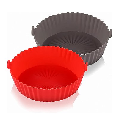 Forma De Silicone Antiaderente Para Airfryer
