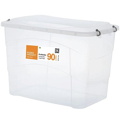 Caixa Organizadora Plástica Pratic Box 90l Paramount 427