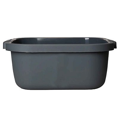Bacia Quadrada 22,5 Litros Premium Chumbo