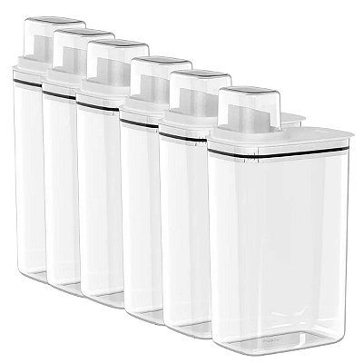6 Dispenser Produtos De Limpeza 2,3 Litros Ou Flow Branco