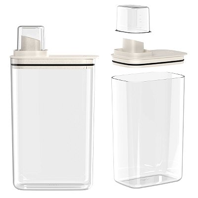 2 Dispenser Sabão Líquido Amaciante Lavanderia Flow 2,3l Ou