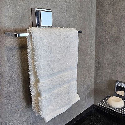 Toalheiro De Lavabo Suporte Toalha De Rosto C/adesivo Super Forte