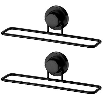 Kit 2 Porta Toalha Rosto Banheiro Lavabo Fixação Adesivo 25 Cm