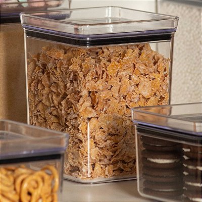 Pote Hermético Multiuso Lumini Quadrado Paramount 1700 Ml