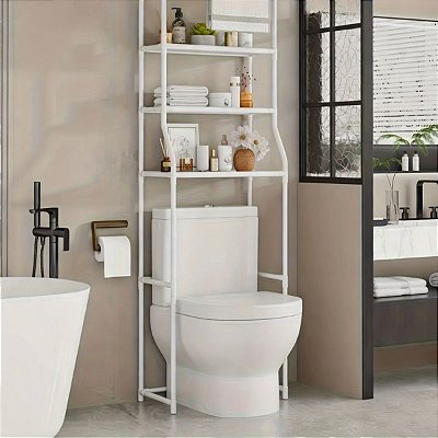 Estante Multiuso Metal P/ Banheiro Lavabo Lavanderia 1,52 M