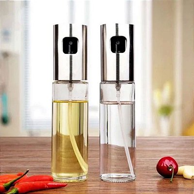 Kit 2 Borrifador Spray De Azeite Vinagre Óleo Tempero Multiuso