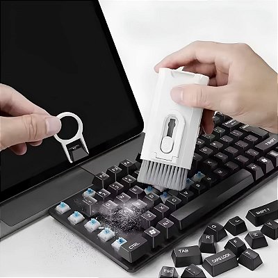 Kit Escova Limpeza 8 Em 1 Spray Celular Teclado Pc Notebook