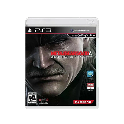 Jogo Metal Gear Solid 4 Guns of The Patriots Seminovo PS3