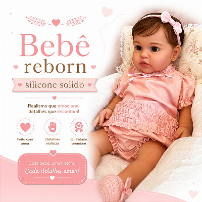 Bebê reborn/ Silicone solido