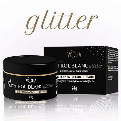 Gel Control Glitter Blanc VOLIA 24g
