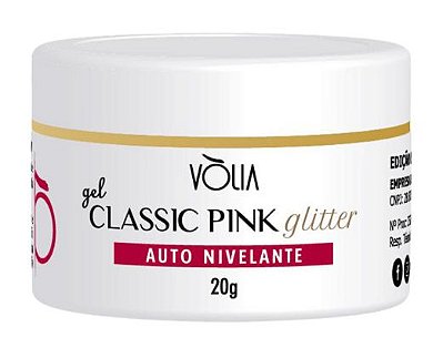 Gel Classic Glitter pink VOLIA 24g