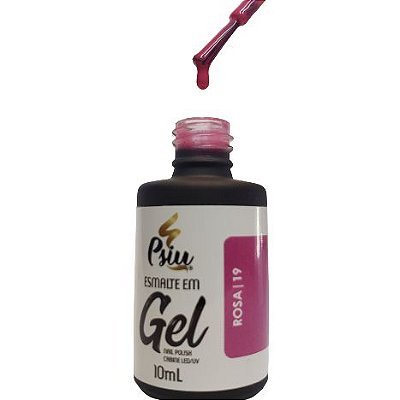 Esmalte em Gel Rosa 19 10ml PSIU