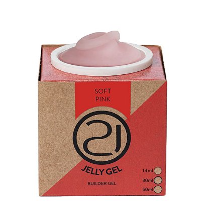 Gel Ecoline Jelly Gel Soft Pink 30ml NAILS 21