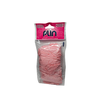 Luvas Nitrílicas Rosa M C/10 UND PLIN