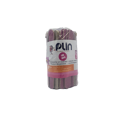 Mini Lixa de Unha Rosa 8CM c/144 und PLIN
