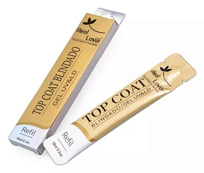Top Coat Blindado Refil REAL LOVE 10ml